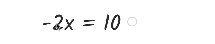 Drag to divide by a coefficient.